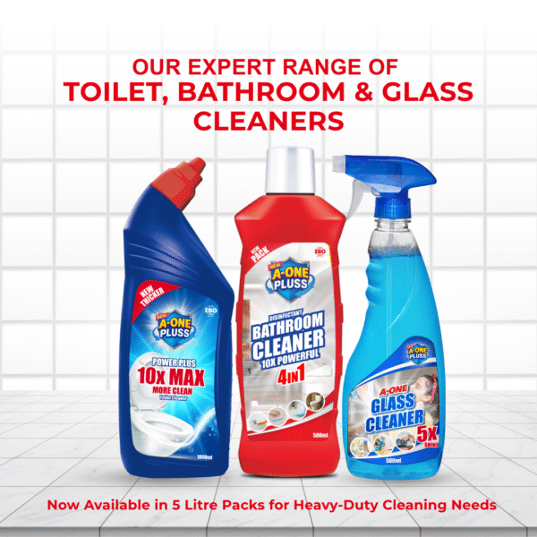 BUY1GET1 FREE A-One Pluss Toilet Cleaner 10X – 1Ltr - Image 7