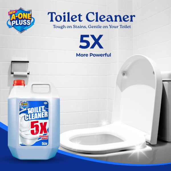 A-One Pluss Toilet Cleaner – 5 Litre - Image 3