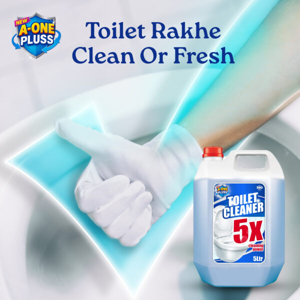 A-One Pluss Toilet Cleaner – 5 Litre - Image 4