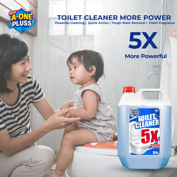 A-One Pluss Toilet Cleaner – 5 Litre - Image 6