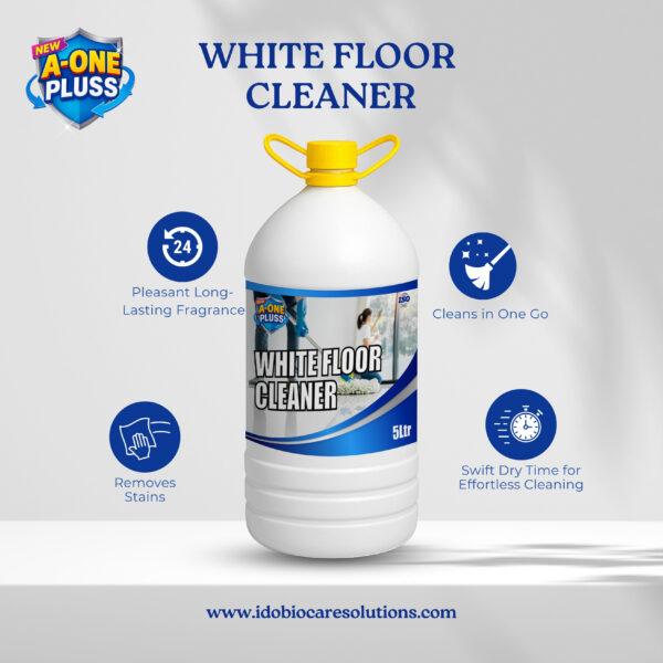 A-One Pluss White Floor Cleaner – 5 Litre - Image 2