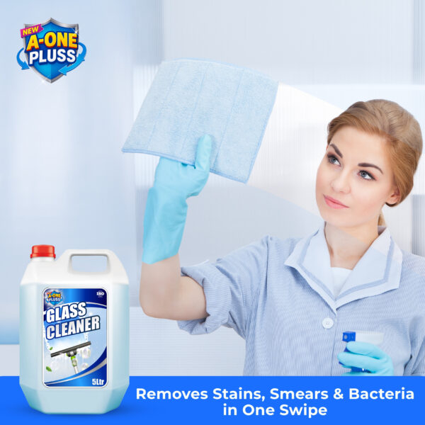A-One Pluss Glass Cleaner – 5 Litre - Image 3