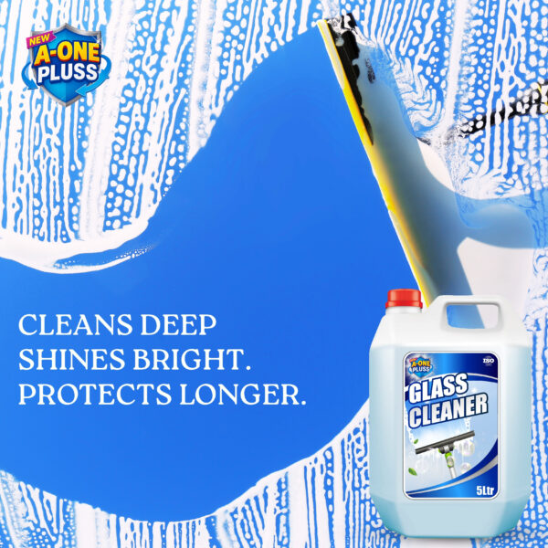 A-One Pluss Glass Cleaner – 5 Litre - Image 4