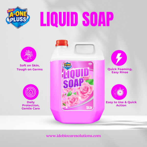 A-One Pluss Liquid Soap – 5 Litre - Image 2
