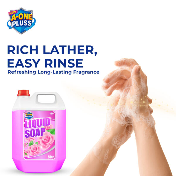 A-One Pluss Liquid Soap – 5 Litre - Image 3