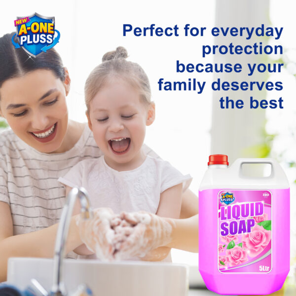 A-One Pluss Liquid Soap – 5 Litre - Image 4