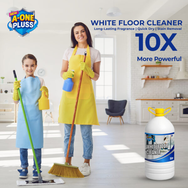 A-One Pluss White Floor Cleaner – 5 Litre - Image 6