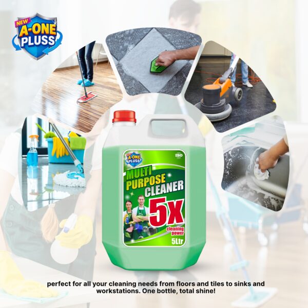 A-One Pluss Multi-Purpose Cleaner – 5 Litre - Image 3