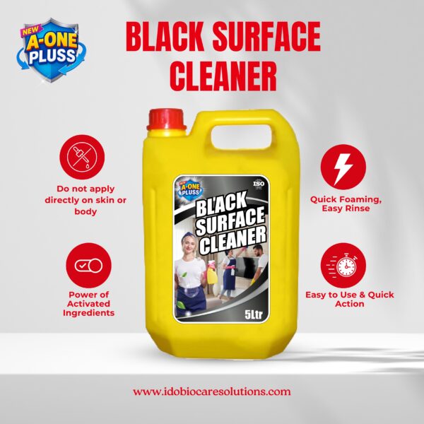 A-One Pluss Black Surface Cleaner – 5 Litre - Image 2