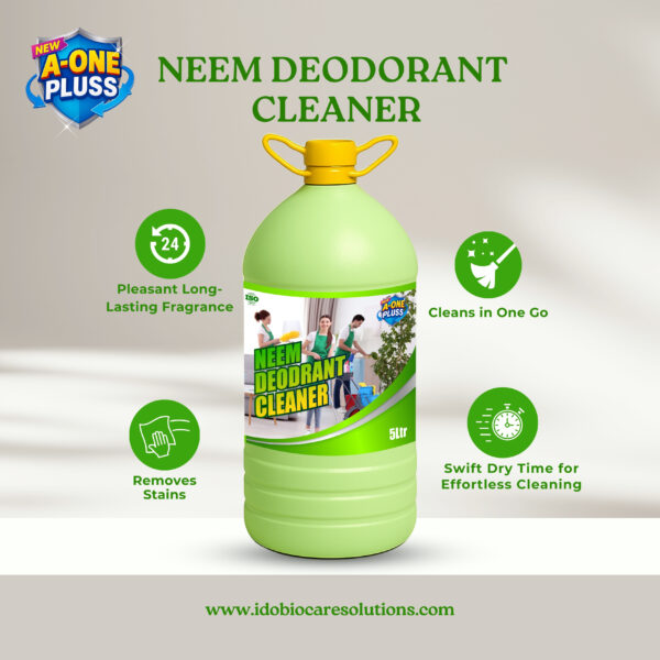A-One Pluss Neem Deodorant Cleaner – 5 Litre - Image 2